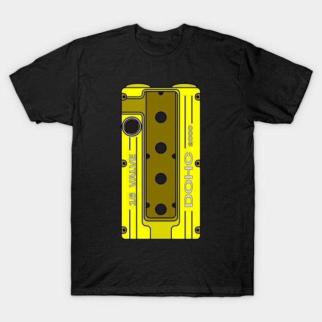 Yellow 4G63 T-Shirt by turboosted